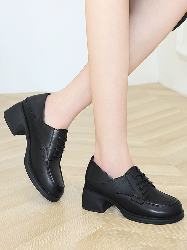 Gucci Tianlun, small leather shoes worn by middle-aged mothers, foreign style 2023 new leather shoes, women's leather shoes, spring and autumn models